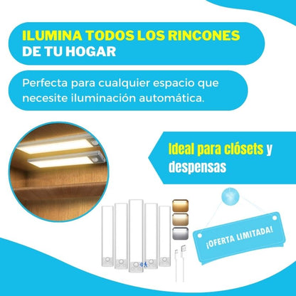 Luz led con sensor de movimiento