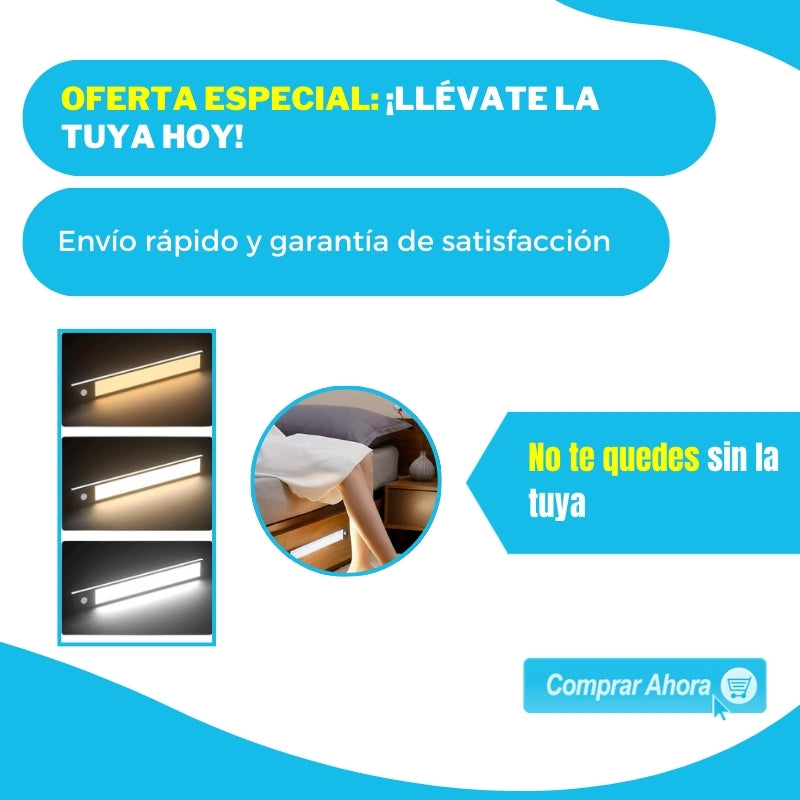 Luz led con sensor de movimiento